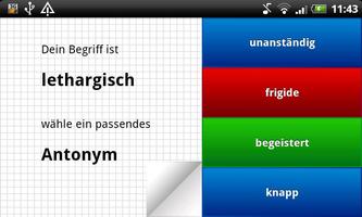 Wortschatztrainer screenshot 1