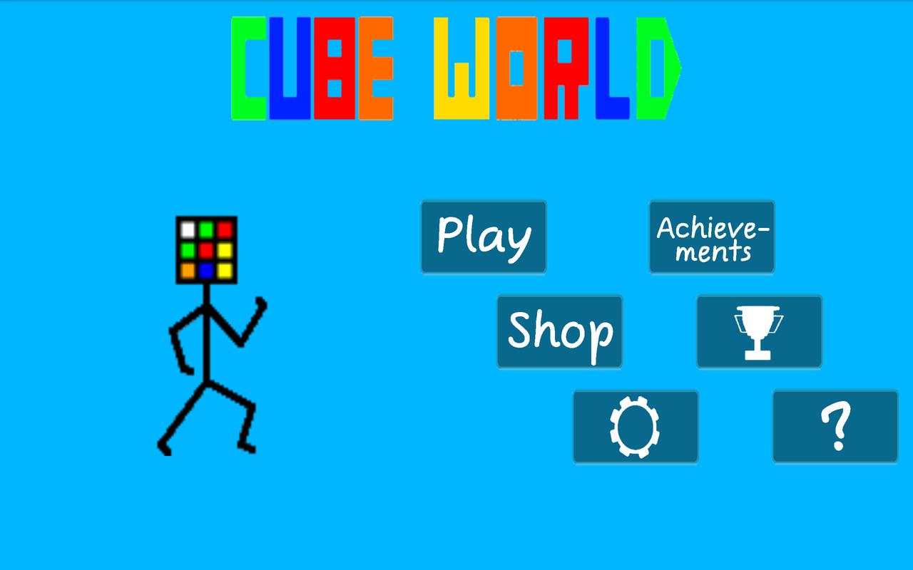 Cube World For Android Apk Cube World Poster
