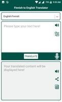 Finnish to  English Translator captura de pantalla 3
