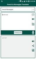 French to Norwegian Translator Cartaz