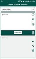 French to Slovak Translator تصوير الشاشة 1