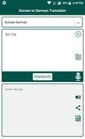 Korean to German Translator Cartaz