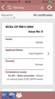 IECEx Personnel Certificates capture d'écran 3