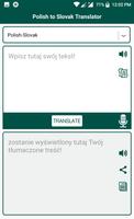 Polish to Slovak Translator captura de pantalla 2