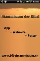 Bibelstammbaum von Jesus poster