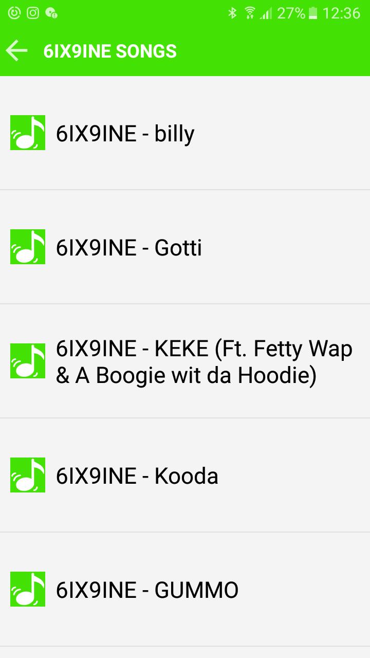 6ix9ine Song For Android Apk Download