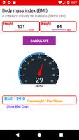 Poster BMI Chart for adults