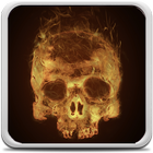 Burning Skull Live Wallpaper icon