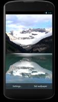 Snow Mountains Lake Wallpaper Affiche