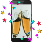 Champagne 3D Video LWP icon