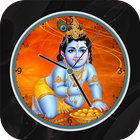 Krishna Clock Live Wallpaper icono