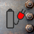 धातु बैटरी चार्जर - मजाक आइकन
