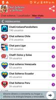 Chat solteros y solteras اسکرین شاٹ 1