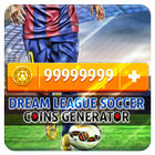 ikon Coins Dream League Soccer 2017 : Cheats Simulator