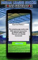 Coins Dream League Soccer 2017 : Cheats Simulator poster