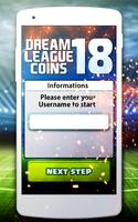 Coins Dream League Soccer 2017 - Cheats Prank Affiche