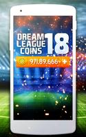 Coins Dream League Soccer 2017 - Cheats Prank capture d'écran 1