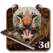 3D Neon Cheetah Theme