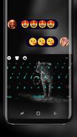 Cheetah Keyboard Black Panther poster