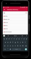 Chemistry Dictionary capture d'écran 1