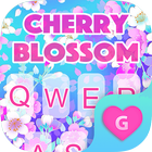 Cherry Blossom Keyboard Theme for Girls آئیکن