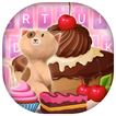 Cherry Cake Theme&Emoji Keyboard