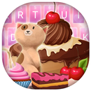 Cherry Cake Theme&Emoji Keyboard APK