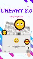 Cherry 8.0 Theme&Emoji Keyboard ภาพหน้าจอ 3