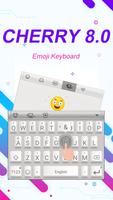 Cherry 8.0 Theme&Emoji Keyboard ภาพหน้าจอ 2