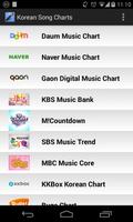 Korean Song Charts Affiche