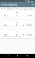 Price Comparisons plakat
