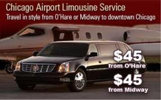 Chicago Airport Limo الملصق