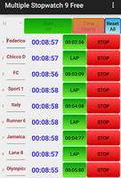 Multi 9 Sport Stopwatch Free screenshot 2