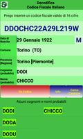 Decodificare Codice Fiscale 海報