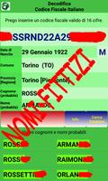 Decodificare Codice Fiscale 截圖 1