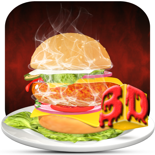Tema 3D Burger Frango Frito