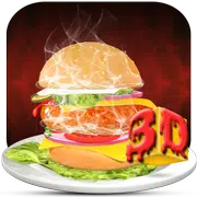 Tema 3D Burger Frango Frito