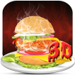 3D Fried Chicken Burger Theme