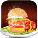 3D Fried Chicken Burger Theme APK