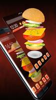 3D Fried Chicken Burger Theme скриншот 2