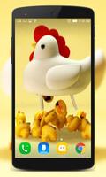 Chicken 3D Wallpaper Pro 海報