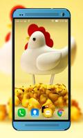 Chicken 3D Wallpaper Pro capture d'écran 1