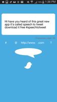 1 Schermata Speech To Tweet