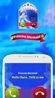 Call from Princess Mermaid , princess games screenshot 2