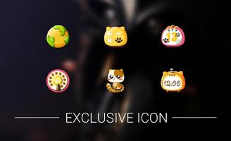 Children Cute Cartoon Icon Pack capture d'écran 2