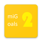 miGoals 2: real time أيقونة