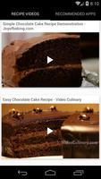 Chocolate Cake Recipes capture d'écran 1