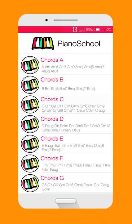 Piano School The Complet Guide For Piano Chords For Android Apk