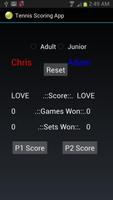 Tennis Scoring App پوسٹر