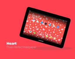 برنامه‌نما Hearts Live Wallpaper Free عکس از صفحه